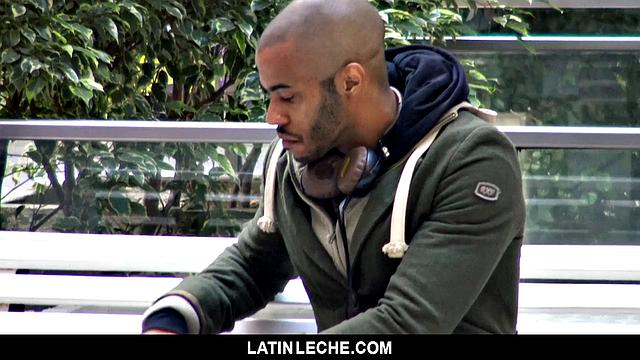 Straight Latin stud ditches his girlfriend for cash and a wild first time on cock