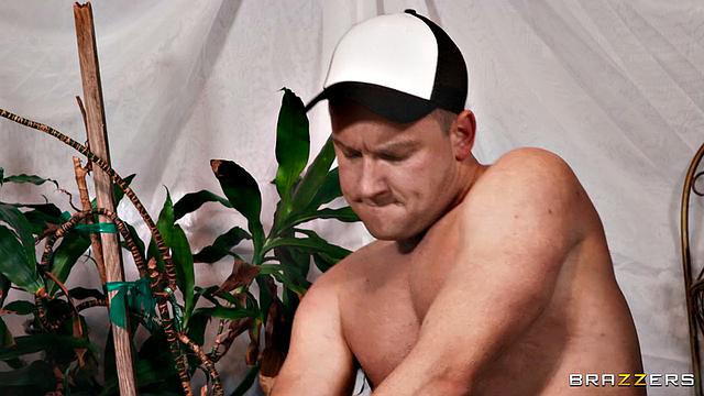 Cum Squirt in the Garden