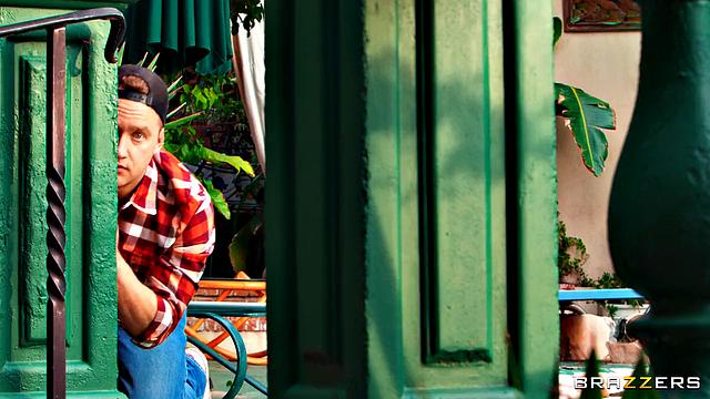 Cum Squirt in the Garden