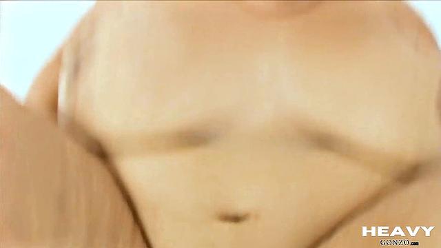 Heavy latina babe banged by DILF