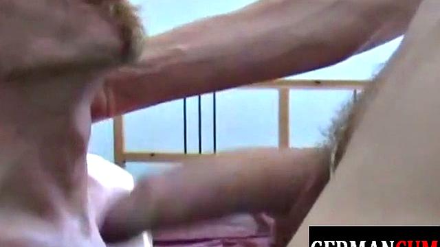 Watch athletic German DILFs get bareback with anal insertion and fisting in a hot, united trio