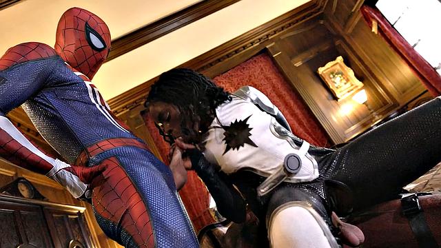 Дэдпул и Человек-паук жёстко долбят Монику Рамбо