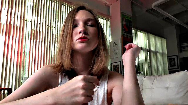 POV amateur lover slut teasing cock and talking dirty