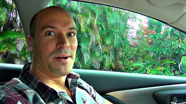 Blonde hottie in skirt gives footjob & fucks outdoors like a pro