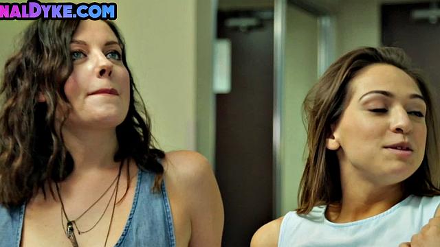 Lesbians enjoy ass fucking while fingering