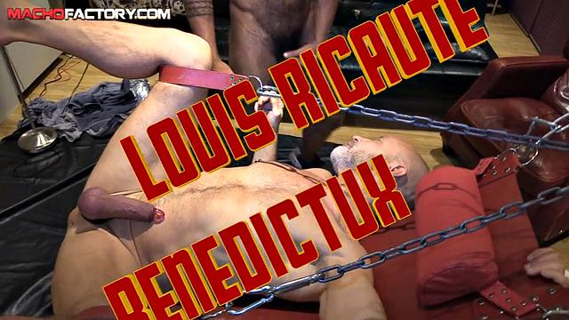 Louis hasn't finished punishing Benedictux's hungry hole - Daddy Fucker Ricaute (part 2)