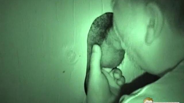 Auntie Bob's glory hole adventures in public rest room, a popular cruising spot