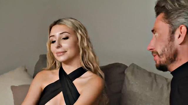 Tory's boycrony reveals her bald pussy, oral job and naughty bum licking, completing with a jizz-gulping party - remarkable hardcore porn!