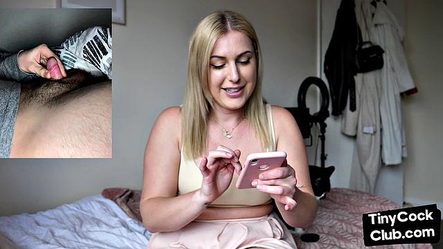 SPH solo babe humiliates small cocks in dirty video