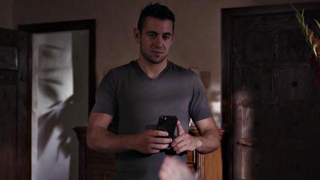 Busty tgirl sucked and drilled in erotic couple