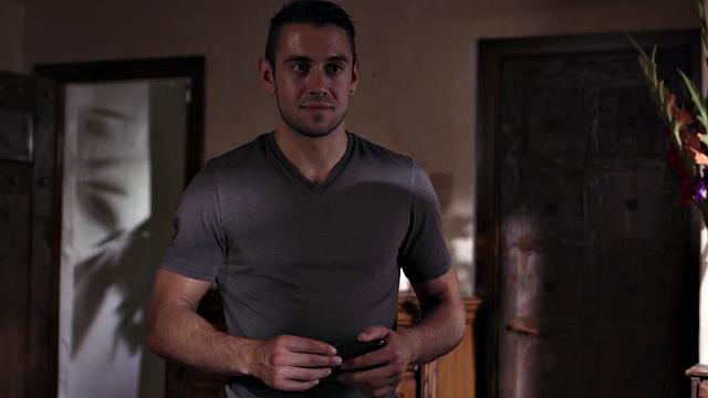 Busty tgirl sucked and drilled in erotic couple