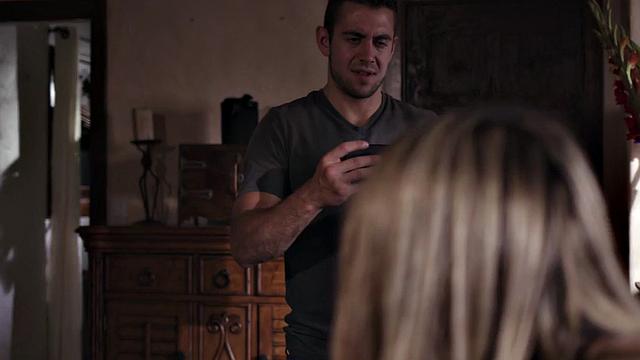 Busty tgirl sucked and drilled in erotic couple