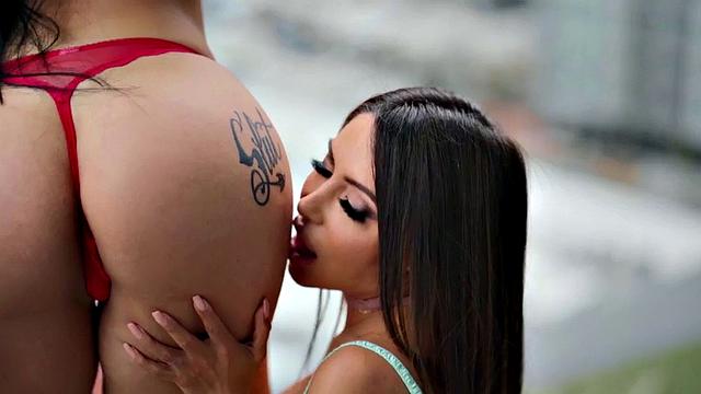 Stunning Lesbian babes fucked