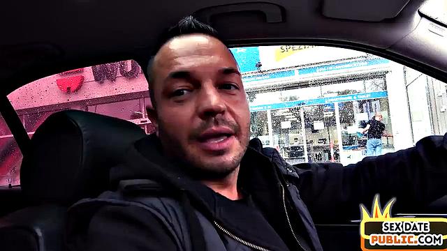 Cockhungry MILF pounded in the car