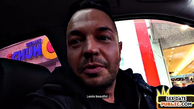 Cockhungry MILF pounded in the car