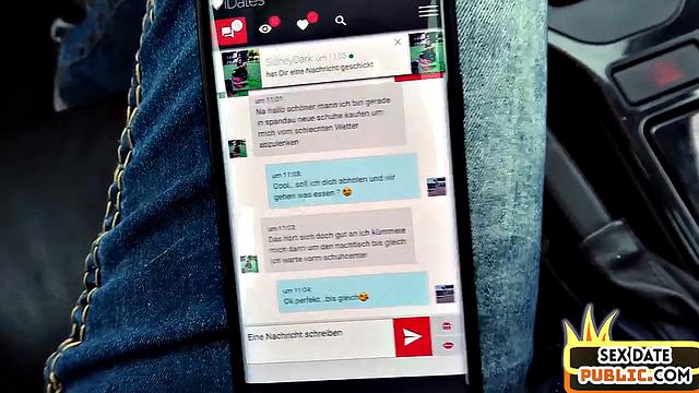 Cockhungry MILF pounded in the car