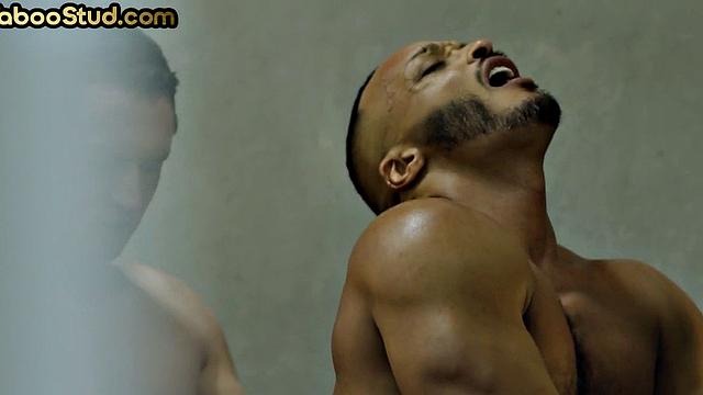 Weird Ebony jock creampied in taboo by stepbrother