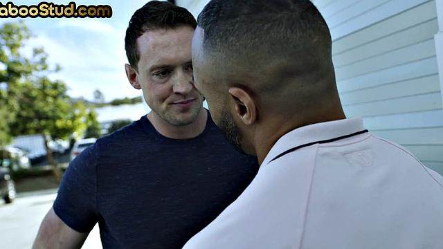 Weird Ebony jock creampied in taboo by stepbrother