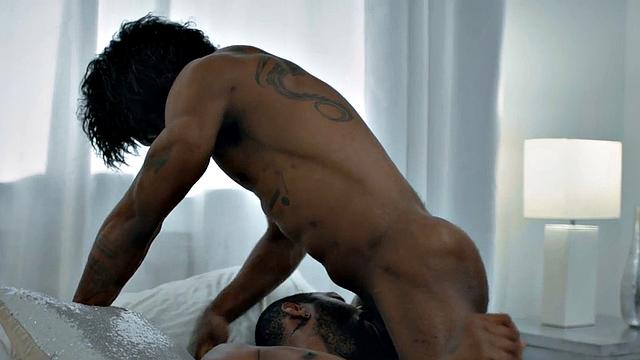 Black jock banging handsome BBC lover with big dick