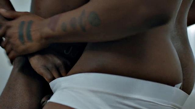 Black jock banging handsome BBC lover with big dick