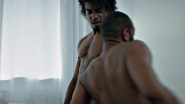 Black jock banging handsome BBC lover with big dick