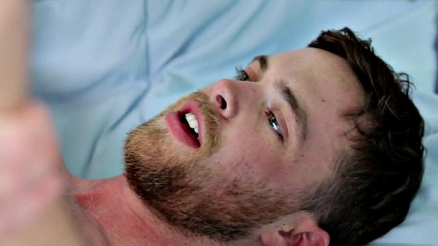 Inked topster nails and sucks off Otter in casting couch audition