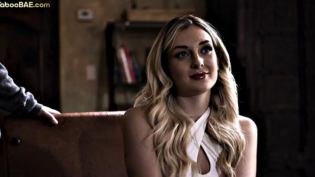 Stunning babe riding cock passionately and orgasming