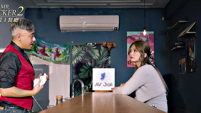 Meng Ryou Opens To Bartender About Her Lover And Gets Revange Fucked