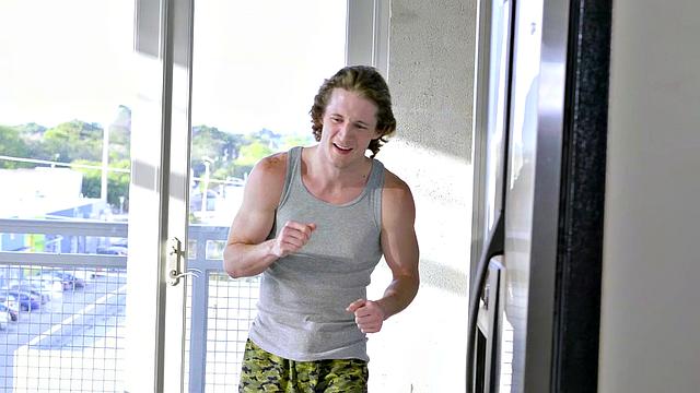 Kinky threesome in the kitchen with bald pussy, scissoring, and doggystyle cowgirl action