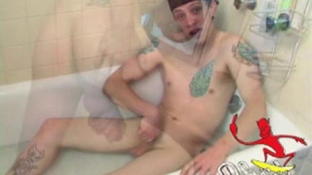 Shane Strokes in Tub