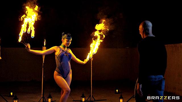 Blue Flames Burn Hotter