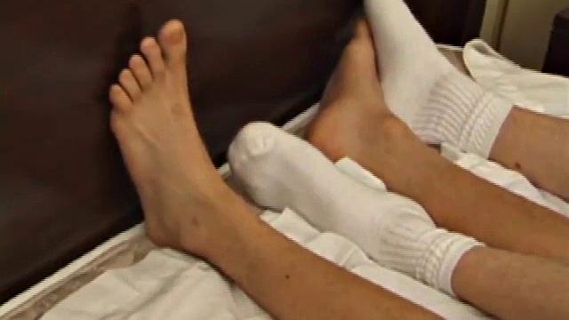 Timmy Tucker and Chad Wiley wake up with morning urges before work. If you like early morning jerking off and slow kissing, this scene is for you.