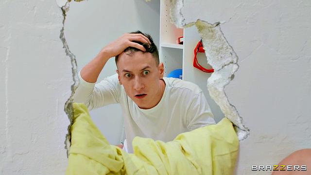 Threesome Through Wall