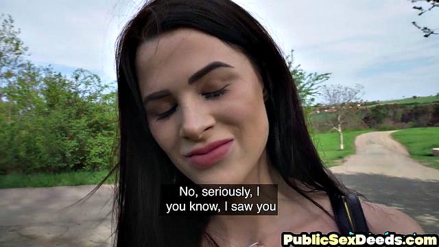 picked up petite babe doggystyled in POV