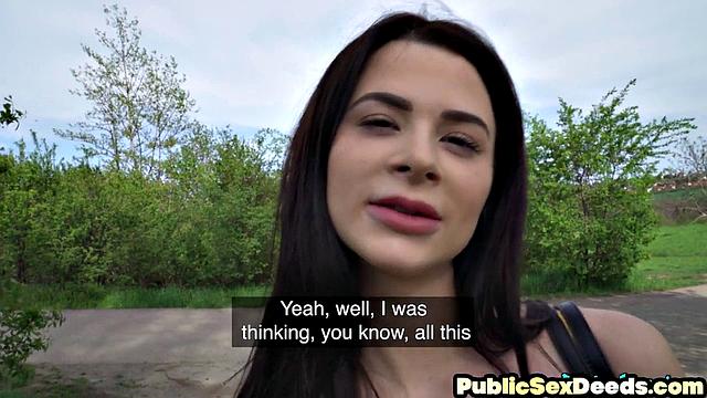 picked up petite babe doggystyled in POV