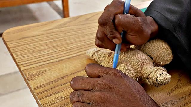 Muscled teacher assfucked by students in 3some