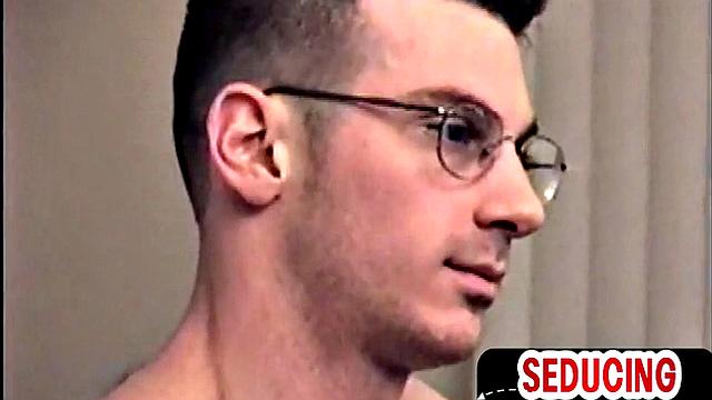 Vintage straight horny guy solo jerking off