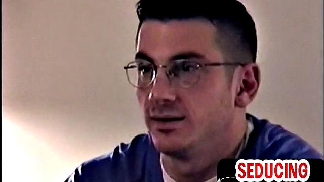 Vintage straight horny guy solo jerking off