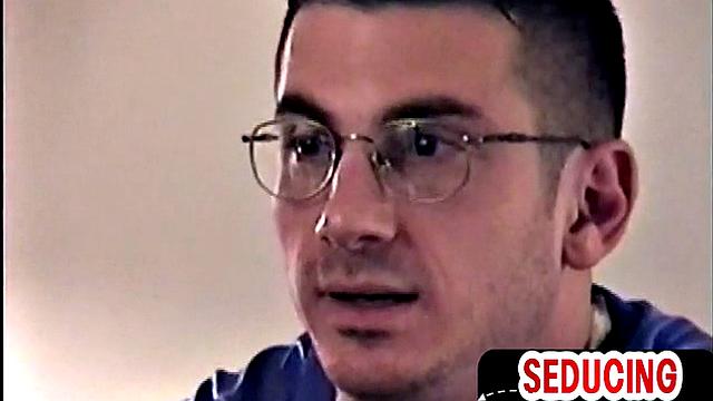 Vintage straight horny guy solo jerking off