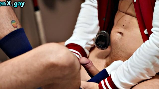 Manly jock barebacks locker room twink in anal