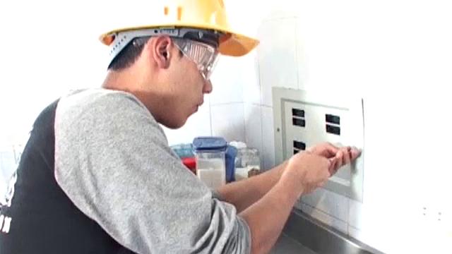 Antonio is on the job fixing an electrical problem. Then he lets us follow him home to watch as he strips naked on the bed and jerks off. After this Latin boy is naked, he gives us a good close look at his.