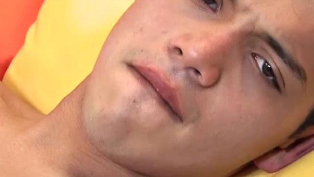 Antonio is on the job fixing an electrical problem. Then he lets us follow him home to watch as he strips naked on the bed and jerks off. After this Latin boy is naked, he gives us a good close look at his.