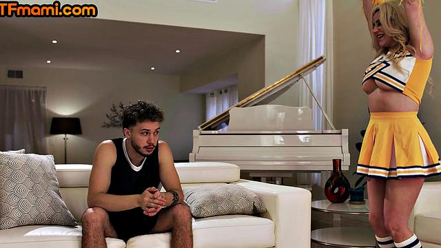 Busty MILF drilled by stud