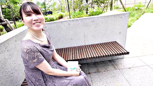 Japanese housewife Tomoko with huge tits