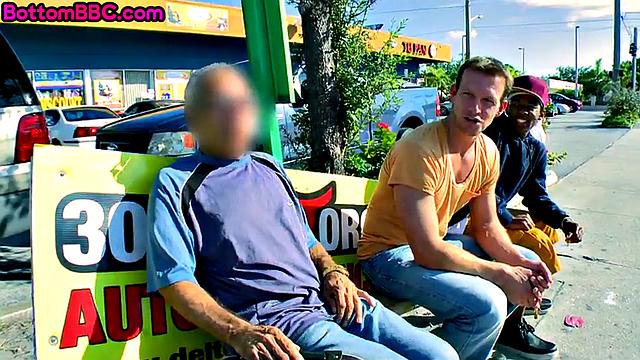 Amateur ebony throatfucked POV by white guy