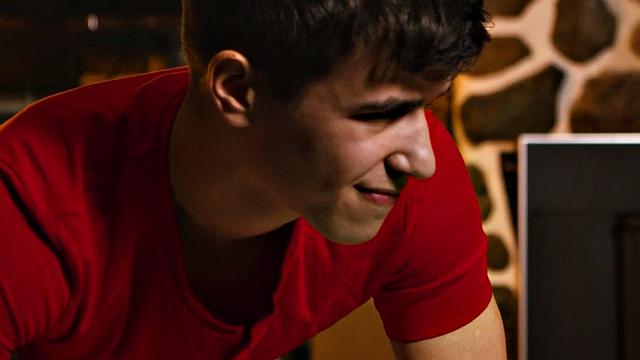 Dirty twink bangs stud friend in the asshole in doggystyle