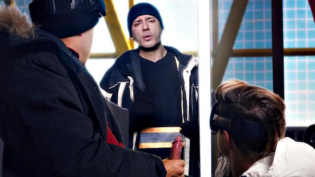 Dirty twink bangs stud friend in the asshole in doggystyle