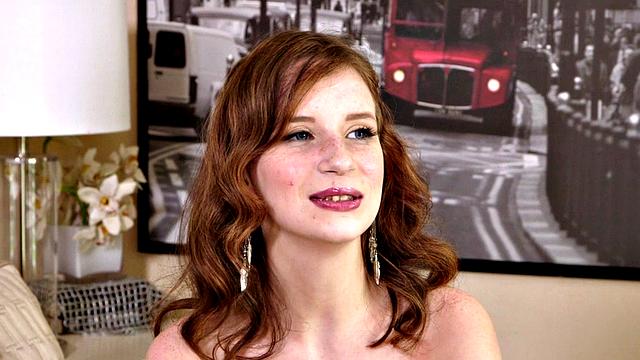 Sweet and innocent teenager strips off her thong, talks about creampies and diddles herself until she cums.