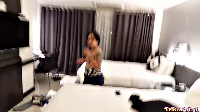 Filipina MILF gives Blowjob