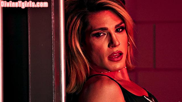 Naughty Trans sidefucked by Lover